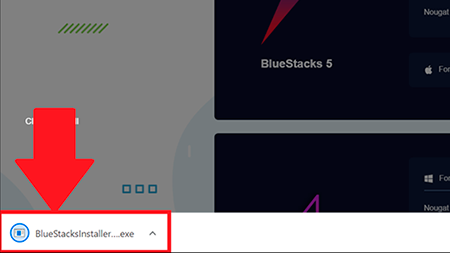 Как установить Тока Бока на ПК файл установщика BlueStacks 5