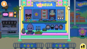 Фестиваль Voxella. Бутик с одеждой.