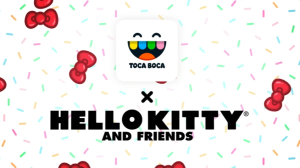 Тока Бока 1.79 - Набор мебели Hello Kitty and Friends Логотип Тока Бока и надпись Hello Kitty® and Friends