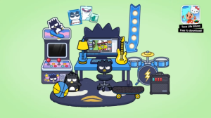 Тока Бока 1.79 - Набор мебели Hello Kitty and Friends Мебель Hello Kitty в темных тонах. Музыкальные и игровые инструменты.